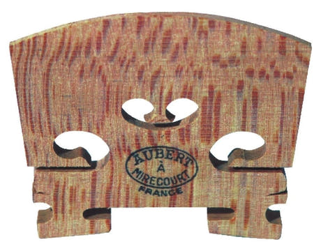 Aubert Luthier Geigensteg Modell 7, 4/4, Fußbreite 41,5 mm, niedriges Herz