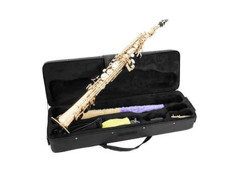 DiMavery SP-10 Bb Sopransaxophon, Gold