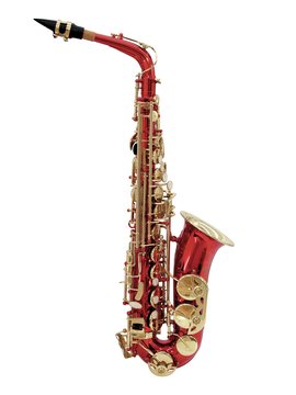 DiMavery SP-30 Eb Alto Saxophone, red