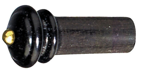 GEWA Endknopf aus Ebenholz für Geige 4/4 und 3/4, Goldkugel