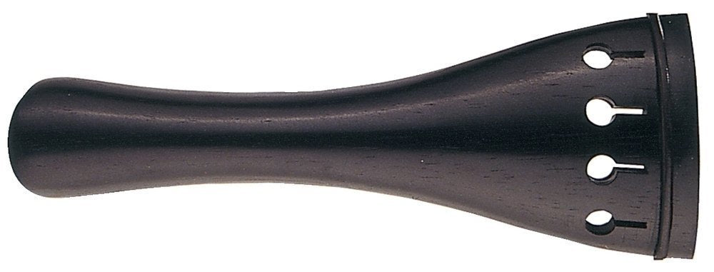 GEWA Saitenhalter für Bratsche aus Ebenholz, 135 mm, ausgehöhlter Kiel
