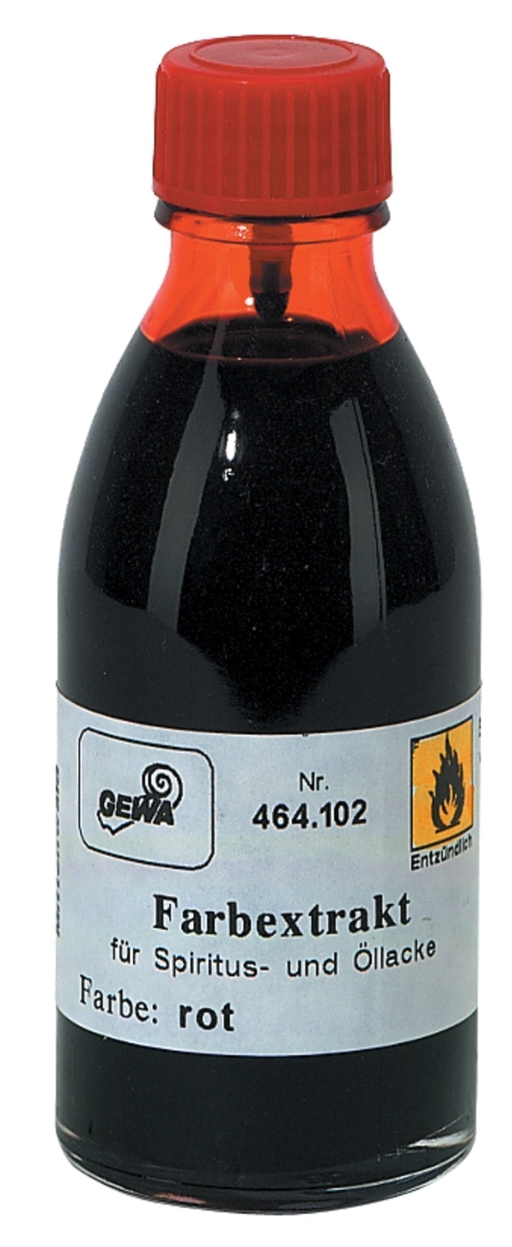 GEWA Farbstoffextrakt für Lack, rot, 100 ml