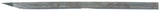 GEWA Messer ohne Schaft, 6 mm breit, Spezialstahl