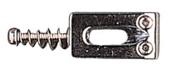 Partsland Sättel Stratocaster Modelle - 10,8 mm breit, Chrom