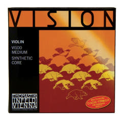 Thomastik-Infeld Geigen Saiten Vision synthetischer Kern - Mittel (VI03A)