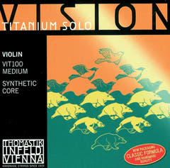 Thomastik-Infeld Geigen Saiten Vision Titanium solo synthetischer Kern - Medium (VIT100)