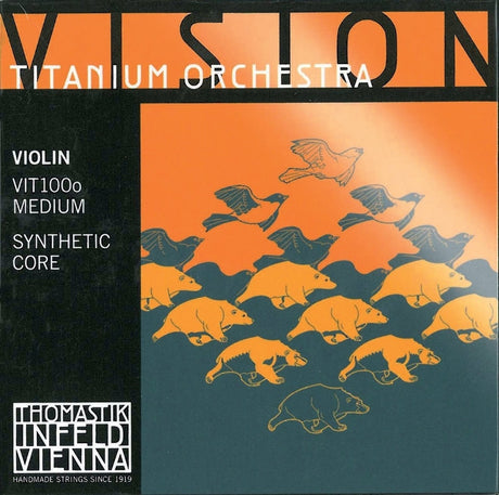 Thomastik-Infeld Geigen Saiten Vision Titanium Orchester synthetischer Kern - Medium (VIT04o)
