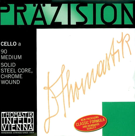 Thomastik-Infeld Cello Saiten Präzisionsstahl Massivkern - Weich (90w)