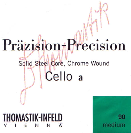 Thomastik-Infeld Cello-Saiten Precision steel solid core - Stark (96st)