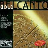 Thomastik-Infeld Cello Strings Belcanto Gold - Medium (BC31G)