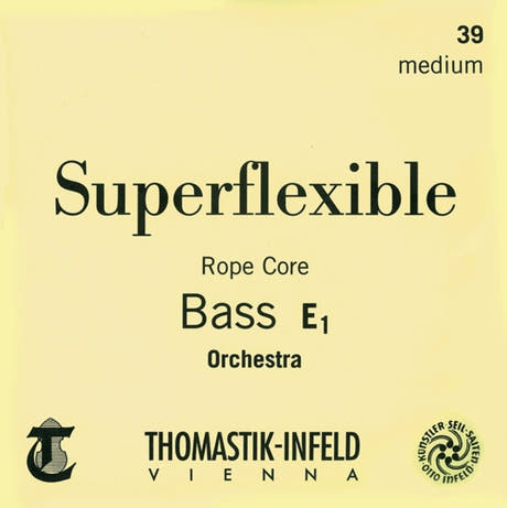 Thomastik-Infeld Kontrabass-Saiten Superflexible Seilkern - H/B (38S)