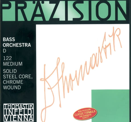 Thomastik-Infeld Kontrabasssaiten Präzisionsstahl Massivkern - Fis/F# x (124S)