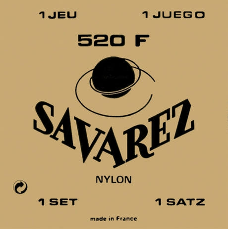 Savarez Saiten für klassische Gitarren Traditionelles Konzert 520 - Set normal G3w (520F)