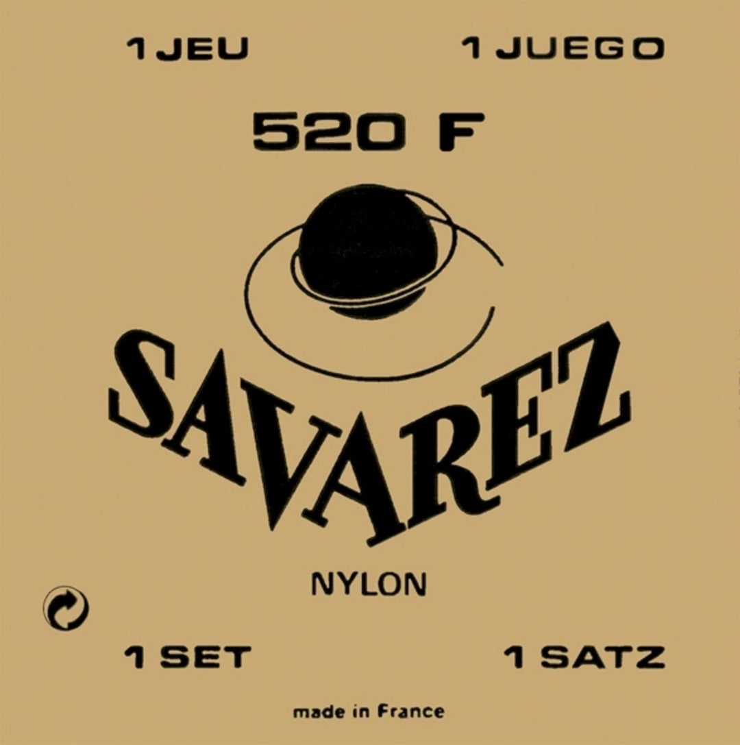 Savarez Saiten für klassische Gitarren Traditionelles Konzert 520 - Set normal G3w (520F)