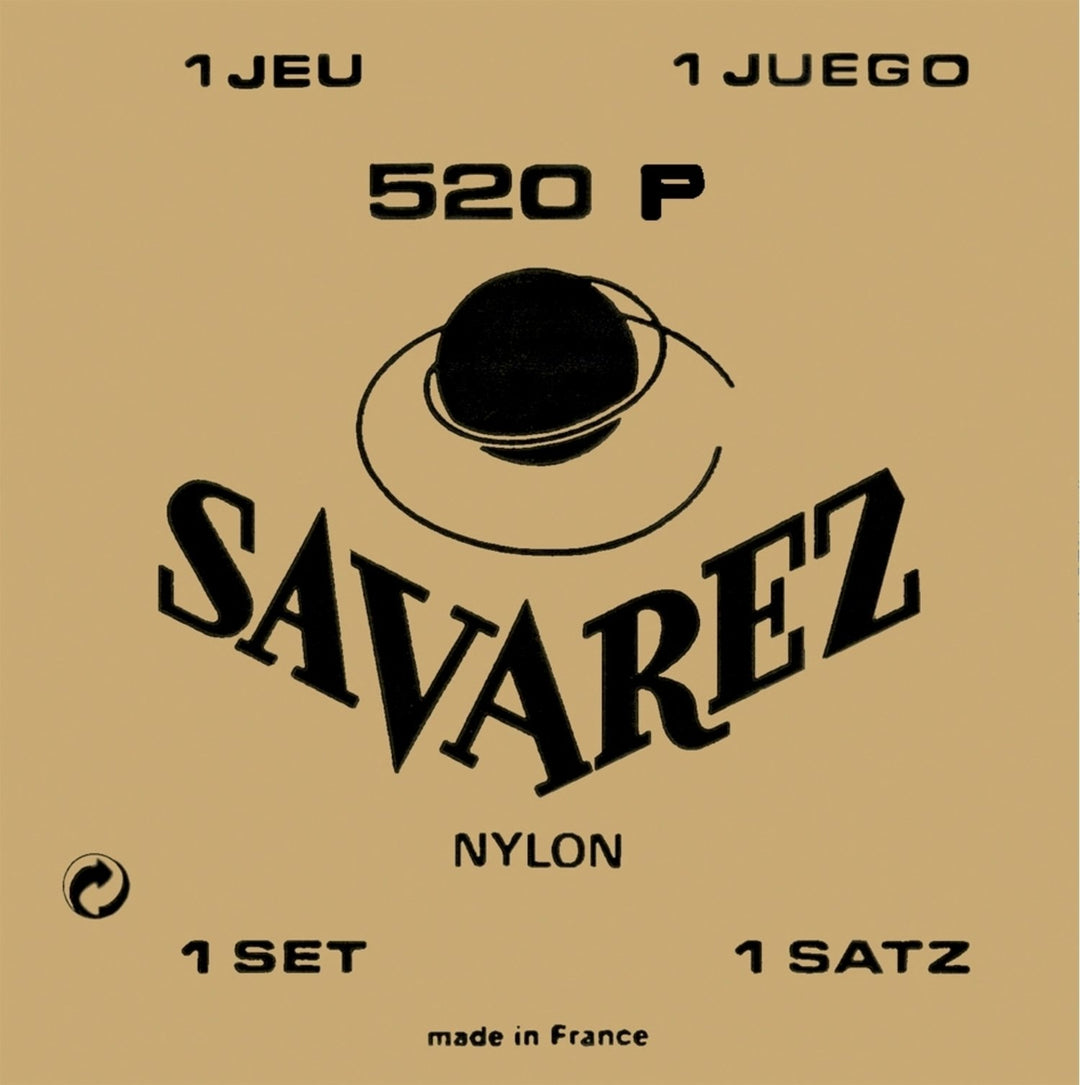 Savarez Saiten für klassische Gitarren Traditionelles Konzert 520 - Satz normal H/B2 + G3 w (520P)