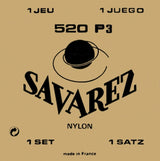 Savarez Saiten für klassische Gitarre Traditionelles Konzert 520 - Set normal G3w (520P3)