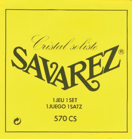 Savarez Saiten für klassische Gitarren Cristal Soliste - Satz hoch (570CS)