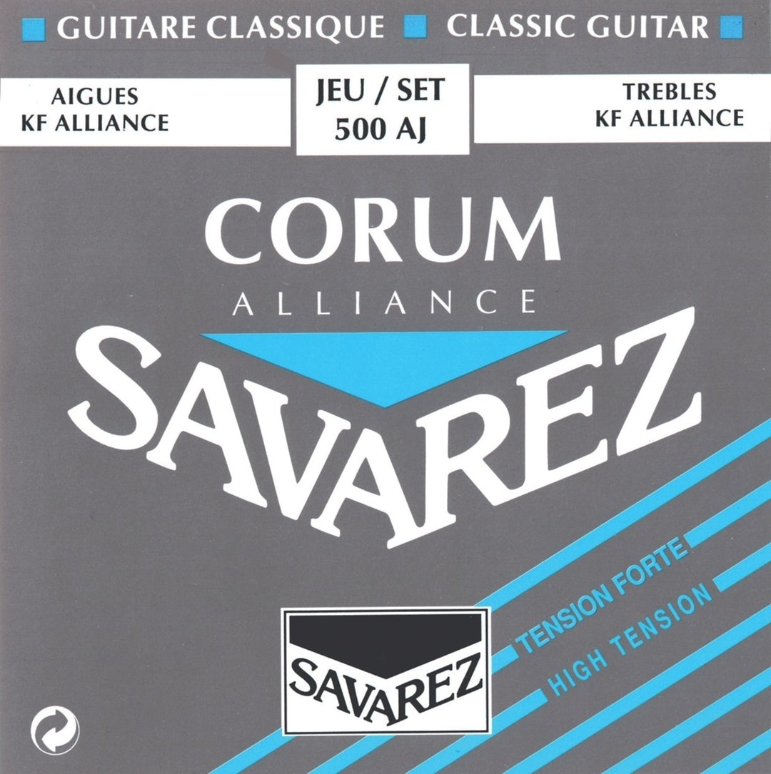 Savarez Saiten für klassische Gitarren Alliance Corum - Set hoch (500AJ)