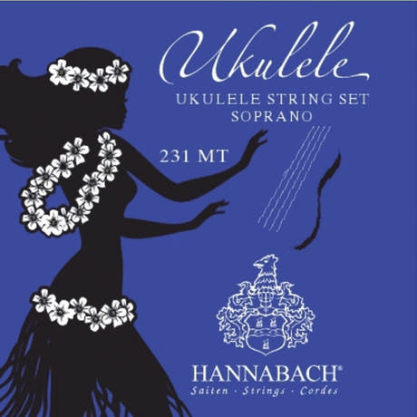 Hannabach 231 Saitensatz für Sopranukulele, europäische Stimmung