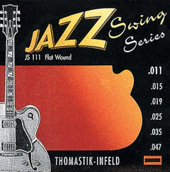 Thomastik-Infeld Saiten für E-Gitarre Jazz Swing Serie Nickel Flat Wound - Set 011 flatwound (JS111)