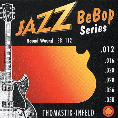 Thomastik-Infeld Saiten für E-Gitarre Jazz BeBob series Nickel Round Wound - Set 012rw (BB112)
