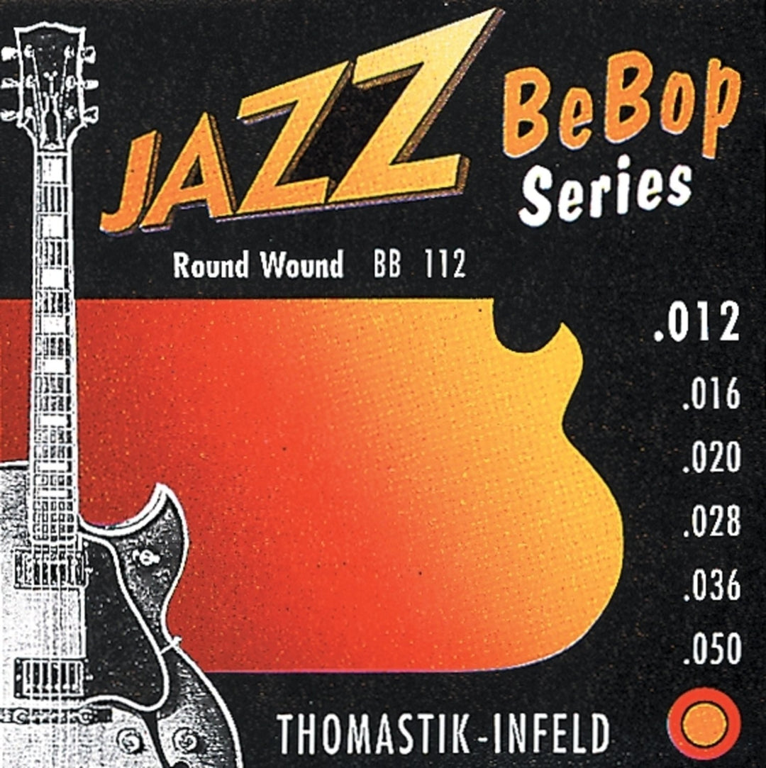 Thomastik-Infeld Saiten für E-Gitarre Jazz BeBob series Nickel Round Wound - Set 012rw (BB112)