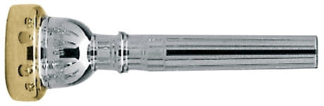 Vincent Bach Standard 351 6C Mundstück für trompete, Rand und Kessel vergoldet