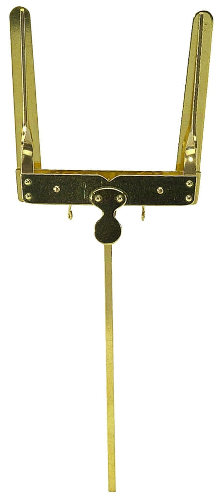 GEWA Lyra, groß, gelbes Messing, Stiel 14,5 cm, auch für tuba