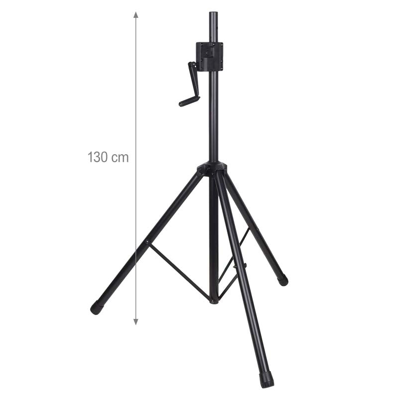 Wind-Up Lautsprecherstativ 130-210cm (70 kg)