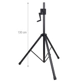 Wind-Up Lautsprecherstativ 130-210cm (70 kg)