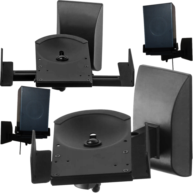 Lautsprecher-Wandhalterung, Set mit 2 Stück (25kg)