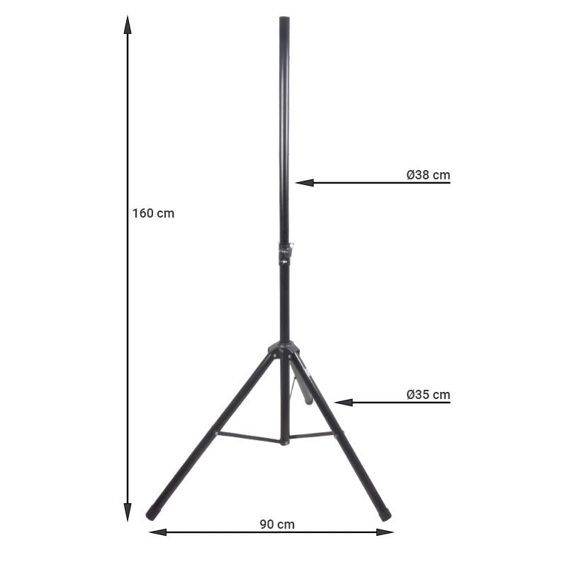 Lautsprecherstativ (120-160cm, 50 kg)