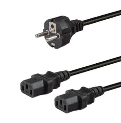 IEC Y-split Stromkabel (250cm)