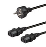 IEC Y-split Stromkabel (250cm)