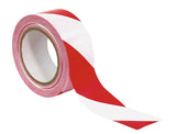 TESA 60760 Safety Tape Rot/weiss