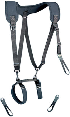 Neotech Tuba Harness XL, schwarze Tragegurt, 66 bis 83,8 cm