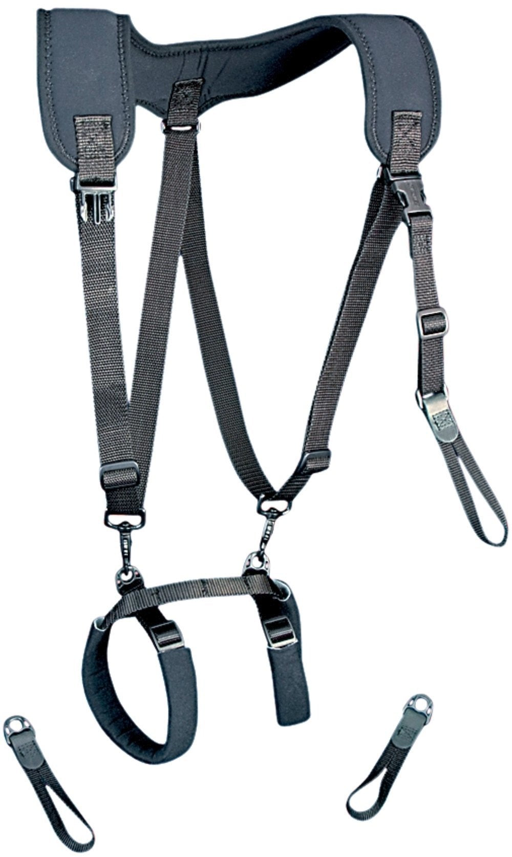 Neotech Tuba Harness XL, schwarze Tragegurt, 66 bis 83,8 cm
