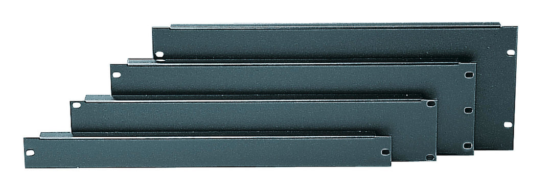 OMNITRONIC Frontplatte Z-19U-förmig, Stahl, Schwarz 1U