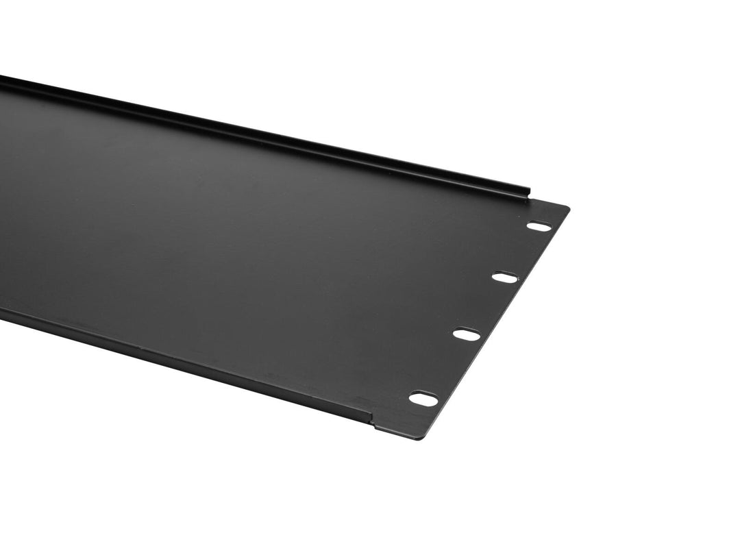 OMNITRONIC Frontplatte Z-19U-förmig, Stahl, schwarz 4U