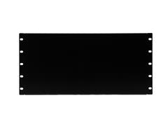 OMNITRONIC Frontplatte Z-19U-förmig, Stahl, schwarz 5U