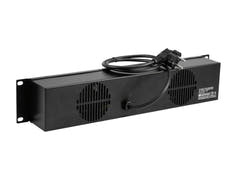 OMNITRONIC Frontplatte Z-19 mit 2 Lüftern verkabelt 2U