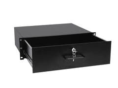 OMNITRONIC Rack-Schublade mit Schloss 3U
