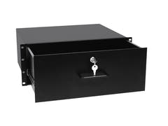 OMNITRONIC Rackschublade mit Schloss 4U