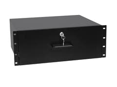 OMNITRONIC Rackschublade mit Schloss 4U