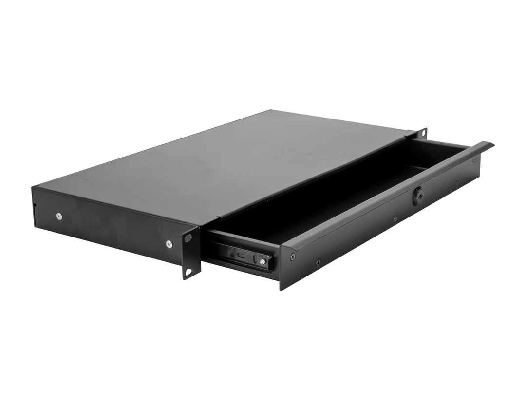 OMNITRONIC KE-1 Rackschublade mit Schloss 1U