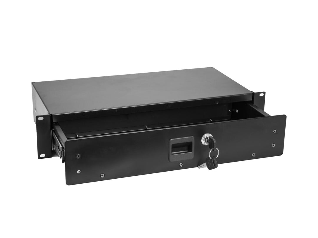 OMNITRONIC SN-2 Rackschublade mit Schloss 2U