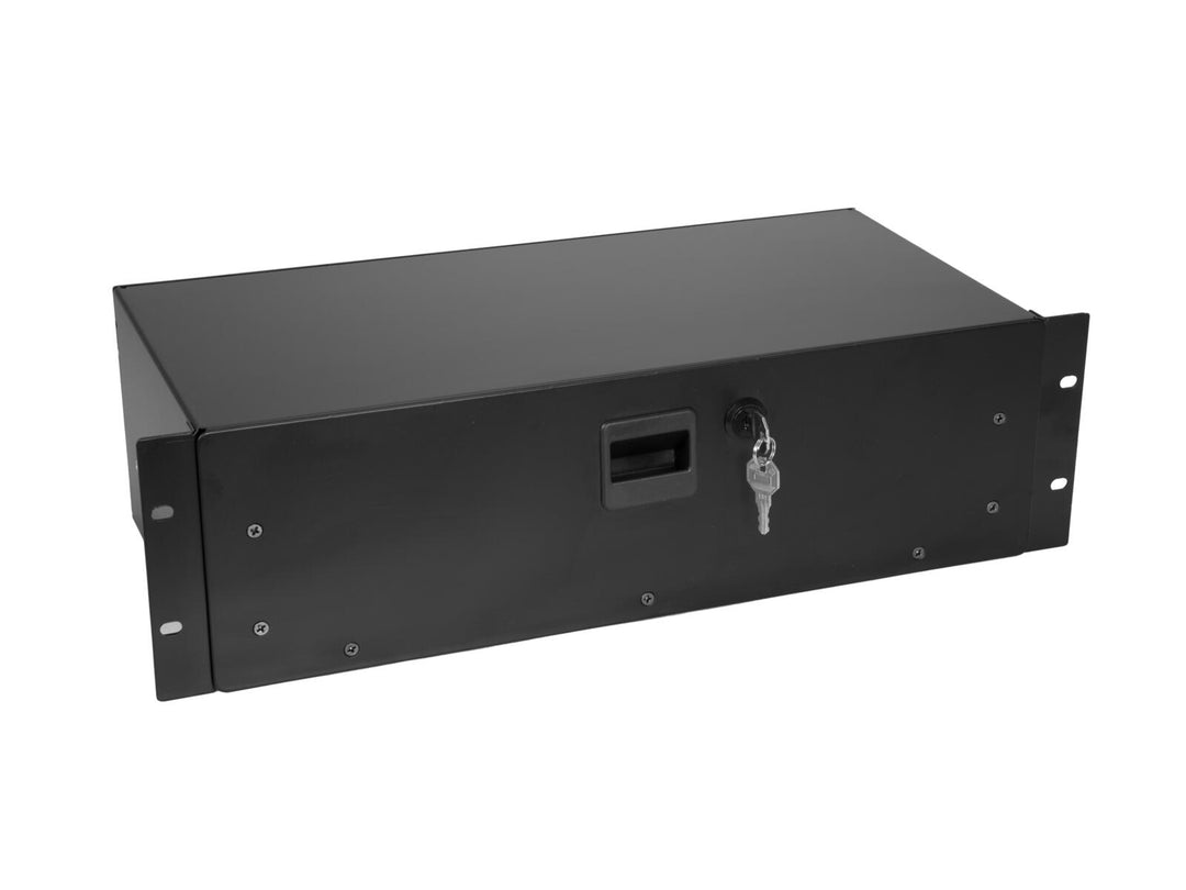 OMNITRONIC SN-3 Rackschublade mit Schloss 3U
