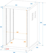 ROADINGER Steel Rack SR-19, 20U