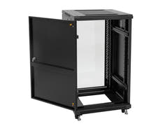 ROADINGER SSC-16 Stahl-Schrank mit Glastür 16U