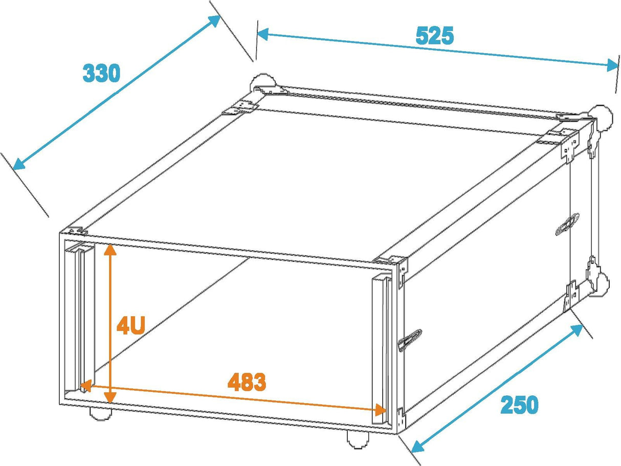 Effect rack (W:52,5 x 40 x 23,5cm)